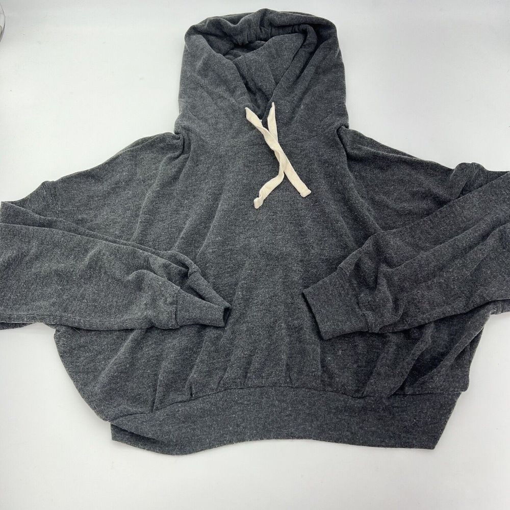 Spiritual Gangster Gray Crop Hoodie Size XS - Picture 1 of 3
